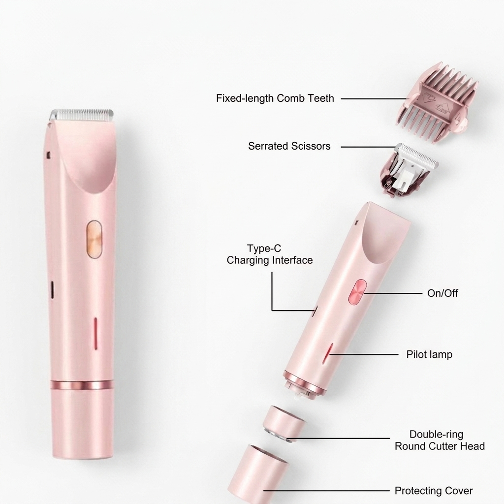 2-in-1 Waterproof Electric Shaver
